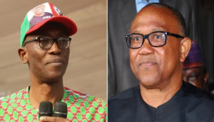 Abure and Peter Obi