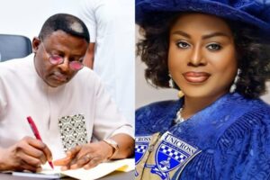Gov Otu and Francisca Bassey
