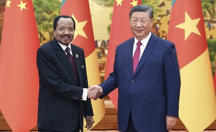 Xi Jinping and Paul Biya
