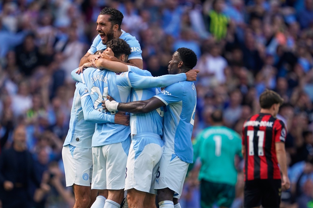 Manchester City and Bournemouth